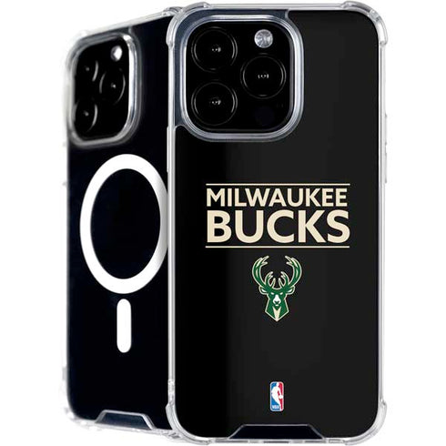 NBA Milwaukee Bucks Standard - Black iPhone 16 Pro MagSafe Case
